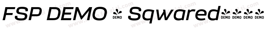 FSP DEMO - Sqwared字体转换